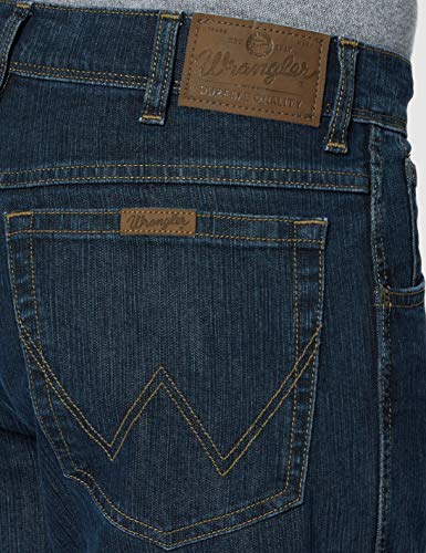 Wrangler Regular Fit Straight Leg Vaqueros, Azul (Azule), 33W / 30L para Hombre