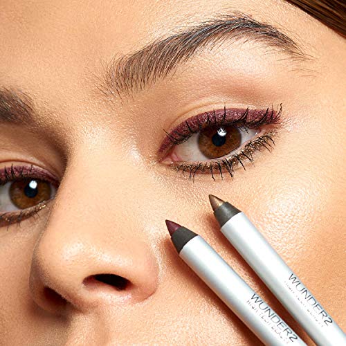 Wunder2 super-stay liners Lápices Eyeliner para un Look de Ojos Waterproof y Colorido, Color Essential Bordeaux