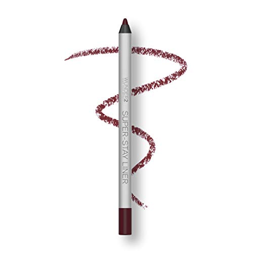 Wunder2 super-stay liners Lápices Eyeliner para un Look de Ojos Waterproof y Colorido, Color Essential Bordeaux