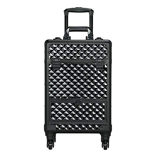 Yaheetech Maleta Trolley Maquillaje Profesional Maleta Mediana para Maquillaje Estética Estuche para Cosmético Tatuaje