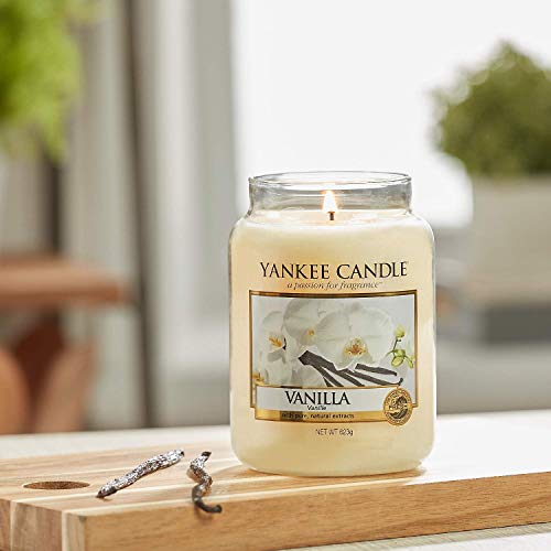 Yankee Candle 1507743E - 623 g Vainilla Vela en jarra grande color blanco