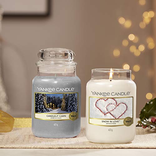 Yankee Candle Vela en Frasco, Blanco, Grande