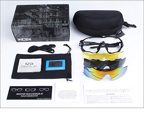 YiWu Gafas de Sol 9270 Gafas Antideslizantes antivaho polarizadas para Exteriores de Cinco Piezas Jawbreaker Goggles (Color : 5)