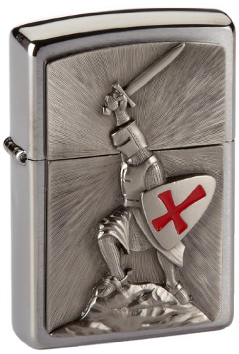 Zippo 1300103 200 - Mechero con Relieve, diseño de Cruzadas