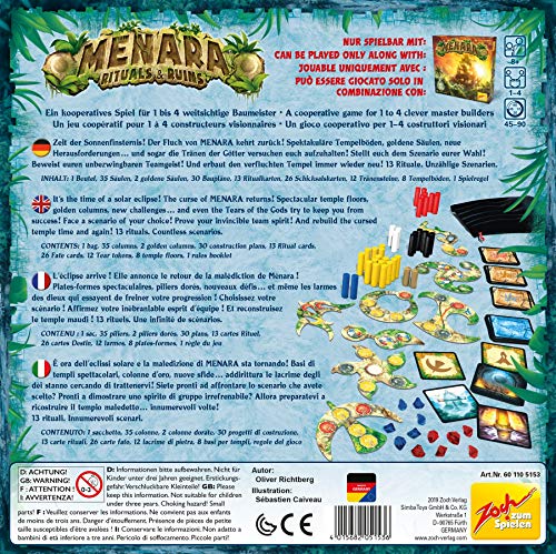 Zoch 601105153 Menara – Rituals & Ruins – Juego básico de ampliación para constructores de 1 a 4