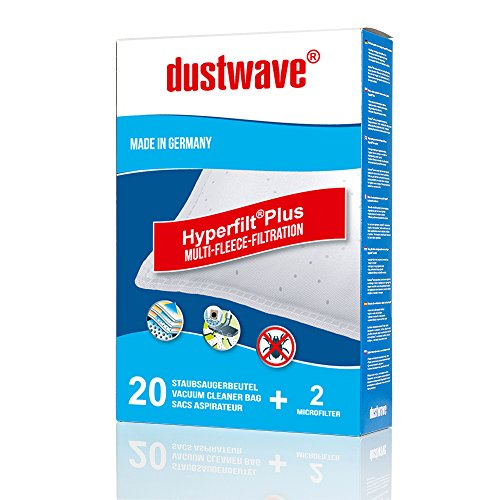 10 bolsas de aspiradora dustwave para AEG - AEQ 20+ Equipt, AEG - AEQ 10+ Equipt, AEG - ACS 1800 Classic Silence, AEG - APF6111 Powerforce, AEG - AEQ 25+ Equipt, AEG - Ultra Silencer, AEG - AP 4042...