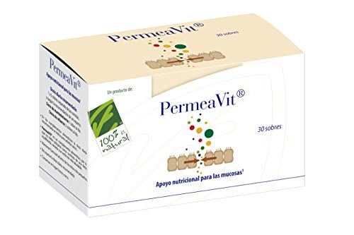 100% Natural Permeavit Apoyo Nuticional Para Las Mucosas 30 Sobres Individuales