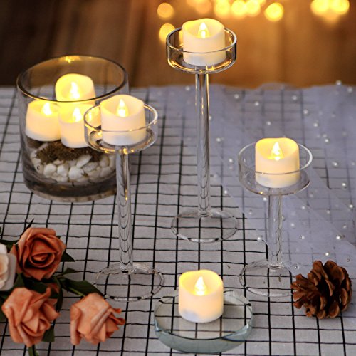 12 Velas LED con Temporizador, Más de 100 Horas de Iluminación y Decoración de 100 Piezas Pétalos de Rosa, Velas Electrónicas con Baterías Incorporada, Perfectas para Todo Tipo de Festivales