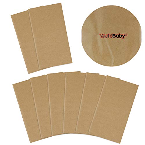 12Pcs Cuaderno Kraft Vintage Notebook NotePad de Steno Memo Mini Diario Notebook, Páginas en blanco, 15.5 x 8.6 cm