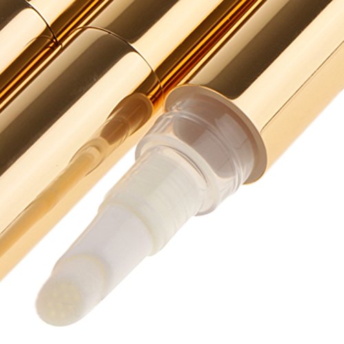 3 Piezas De Bálsamo Labial Vacío Punta De Pincel Twist Pen Eyelash Growth Oil Liquid Tube 5ml - Oro