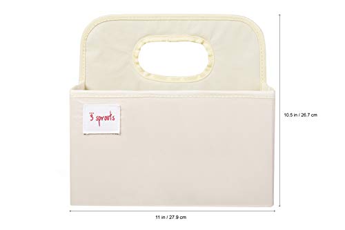 3sprouts 3 brotes bebé pañal Caddy – Cesta organizadora para guardería, oso