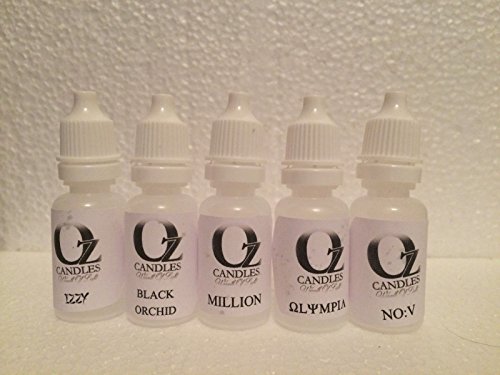 5 x 10 ml de IZZY Aceite aromático para velas, difusores, Quemadores de aceite, Potpouri UK Fabricante