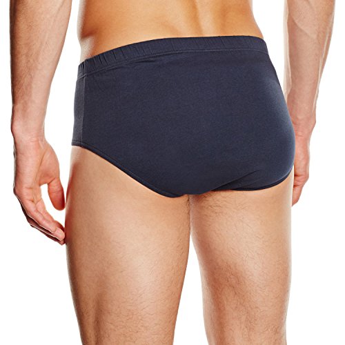 Abanderado Los Esenciales AlgodÃ£Â³n Slip, Azul navy, M/48 (Internacional: S) para Hombre