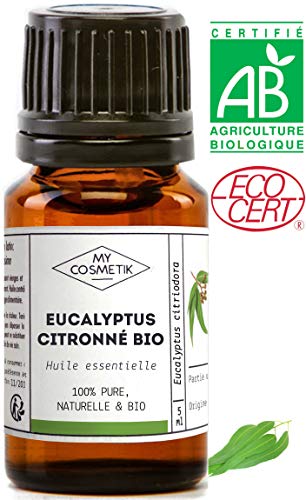 Aceite esencial de eucalipto citrico orgánico - MyCosmetik - 10 ml