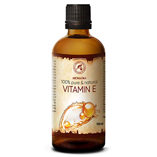 Aceite Vitamina E 100ml - Naturales Vitamina E - Tocoferol - Vitamin E Oil - Aceite Antienvejecimiento Contra Todo Tipo de Arrugas - Cuidado Facial - Cuidado Corporal - Cabello