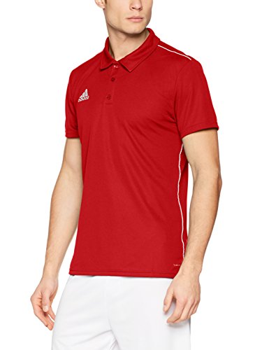 Adidas CORE18 POLO Polo shirt, Hombre, Power Red/ White, 3XL