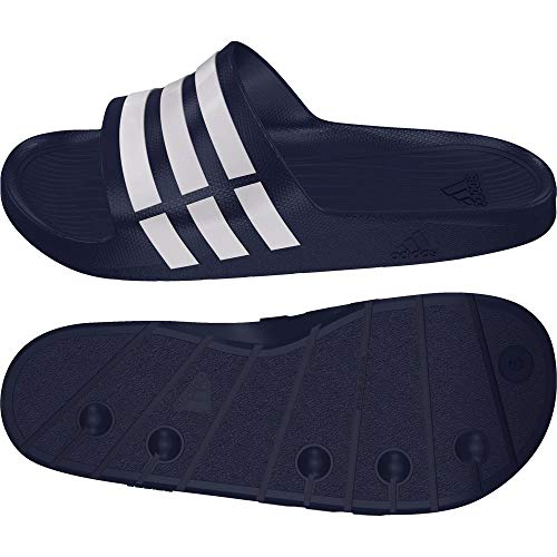 adidas Duramo Slide Chanclas Unisex, Azul (New Navy/White/New Navy), 39 EU (6 UK)