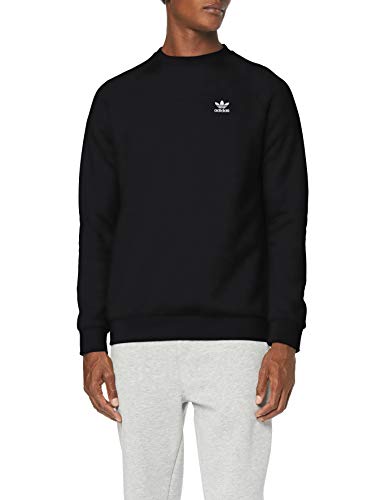 adidas Essential Crew Sudadera, Hombre, Black, M