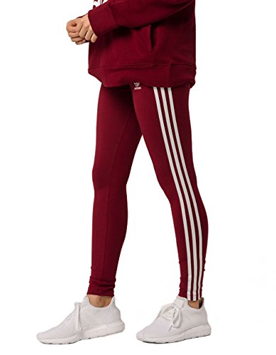 adidas Originals Women's 3-Stripes Leggings, Collegiate Burgundy, X-Small