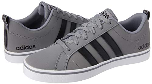 Adidas Vs Pace, Zapatillas para Hombre, Gris (Grey/Core Black/Footwear White 0), 42 2/3 EU