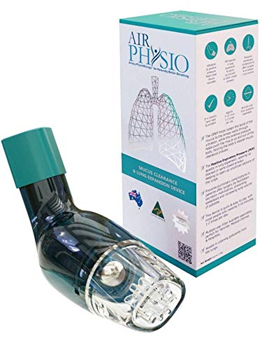 AirPhysio - Expansión de pulmón natural y dispositivo de extracción de mucus, ejercicio y limpieza terapéutica ayuda mejora el sueño y fitness tratamiento para COD, asma, bronquitis