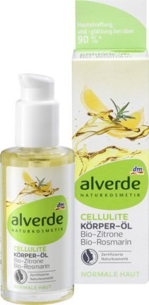 alverde Natural cosmético körperöl Celulitis bio de limón bio de Romero, 100 ml