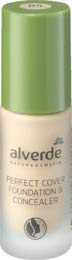 alverde Natural de maquillaje up Perfect Cover Foundation 50 Porcelain, 1 x 20 ml