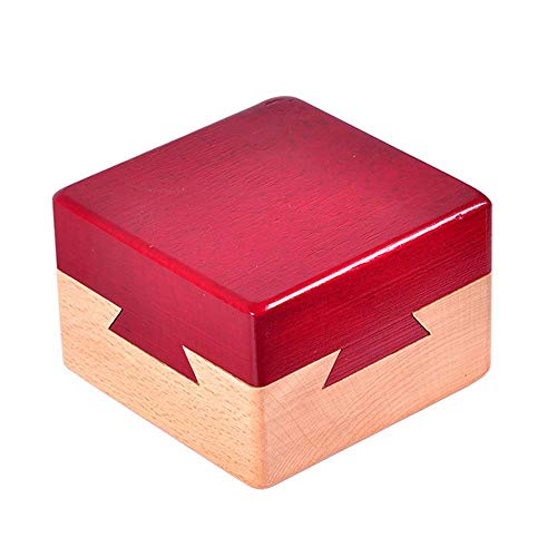 Amasawa Caja de Rompecabezas de Madera,Caja de Juguetes Creativa,Caja de Rompecabezas,Secreto Caja de Regalo Cerebro Madera Puzzle Adulto y Niño