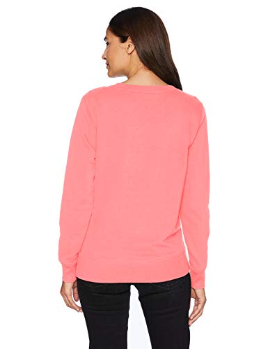 Amazon Essentials Sudadera French Terry Fleece Crewneck fashion-sweatshirts, Coral brillante, US XL (EU 2XL)