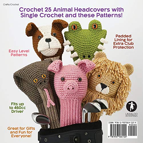 Amigurumi Golf Club Covers: 25 Crochet Patterns for Animal Golf Club Covers