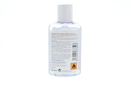 AMUKINA Gel Hidroalcoholico de Manos Antiséptico, 80 ml