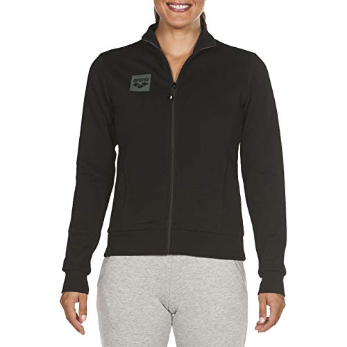 ARENA W Essential F/Z Jacket Chaqueta, Mujer, Black, XS