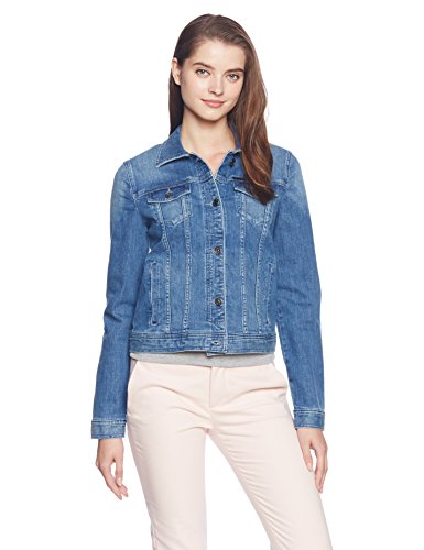 Armani Exchange 10,5 Ounces Chaqueta Vaquera, Azul (Indigo Denim 1500), X-Large para Mujer