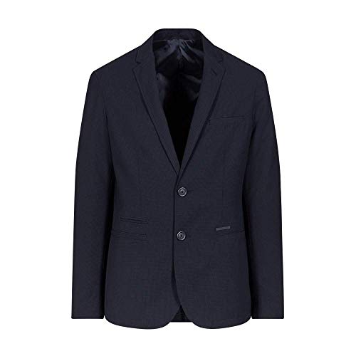 Armani Exchange 2 Button, Comfort Fabric Chaqueta de Traje, Azul (Deep Navy 1583), 48 (Talla del Fabricante: 36) para Hombre