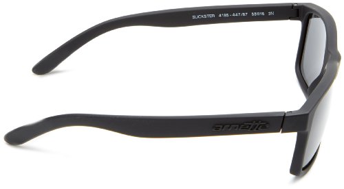 Arnette Slickster gafas de sol, Black Rubber, 58 para Hombre