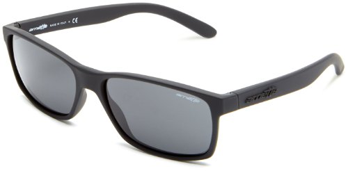 Arnette Slickster gafas de sol, Black Rubber, 58 para Hombre