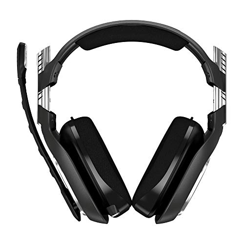 ASTRO Gaming A40 TR Auriculares alámbricos y MixAmp Pro TR, 4ta gen, ASTRO Audio V2, Dolby Audio, micrófono intercambiable, control de balance de juego/voz, para PS5, PS4, PC, Mac, Negro/Azul