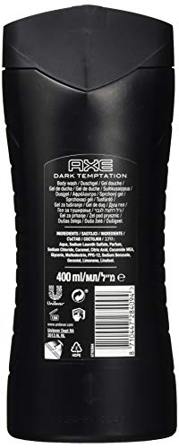 AXE Dark Temptation Gel de Ducha, 1 unidad, 400 ml