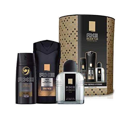 Axe Gold, Kit para baños (Hombre) - 3 piezas