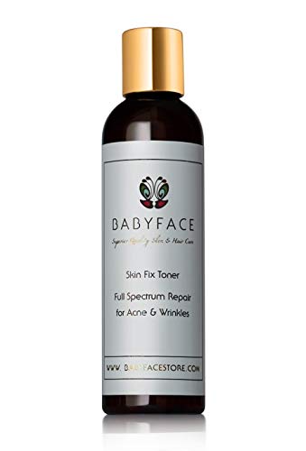 Babyface piel Fix Tratamiento tóner – 2,5% Retinol, 20% Vitamina C, Niacinamide, ácido salicílico – arrugas Smoothing y adultos acné reducir Tonic – 2.2 Oz