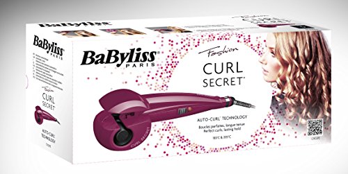 BaByliss C903PE - Rizador automático, dos posiciones de temperatura, hasta 205° C, color rosa