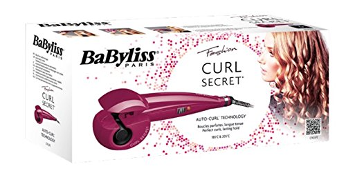 BaByliss C903PE - Rizador automático, dos posiciones de temperatura, hasta 205° C, color rosa