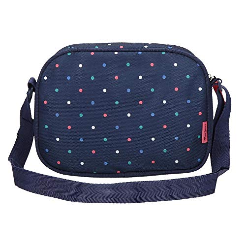 Bandolera Pepe Jeans Molly Dos Compartimentos, Azul, 23 x 17 x 8 cm