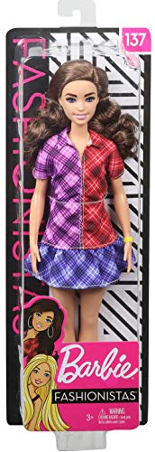 Barbie Fashionista Muñeca con El Pelo Moreno y Largo (Mattel Ghw53) , color/modelo surtido