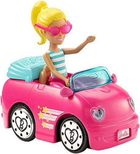 Barbie On The Go Pink Car and Doll - Muñecas, Femenino, Chica, 4 año(s),, Ampolla