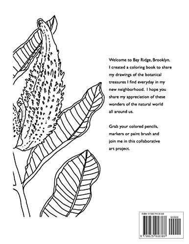 Bay Ridge Coloring Book: Botanical Treasures from the Neighborhood