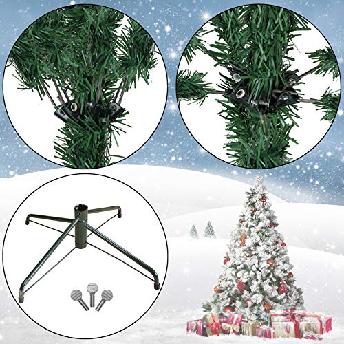 BB Sport Árbol Navidad PE/PVC Mixto 180 cm Verde Oscuro - azúcar Glas Abeto Navidad Artificial Realista