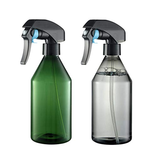 Beaupretty 2 Piezas 300 Ml Botellas de Spray Vacías Pulverizador de Agua de Plástico Recargable Botellas de Gatillo de Spray de Alcohol Contenedor de Pulverizador de Niebla para El Hogar Y La Oficina