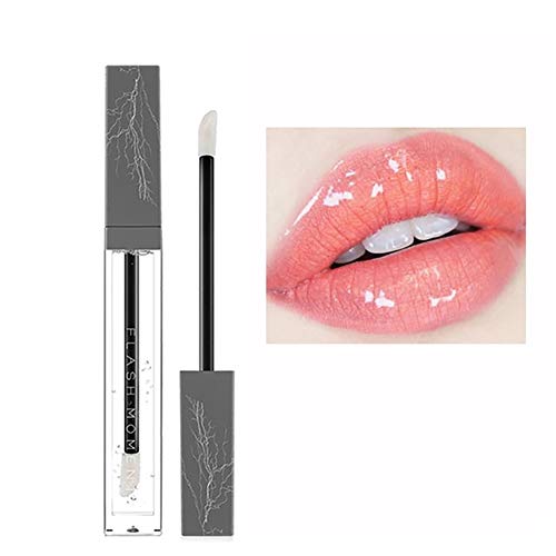 Beito Clear Lip Gloss 1PC Transparent Lip Gloss Brillo no pegajoso Lip Gloss Natural Lip Primer Lips Bálsamo de tratamiento de aceite humectante para labios secos (6ML)