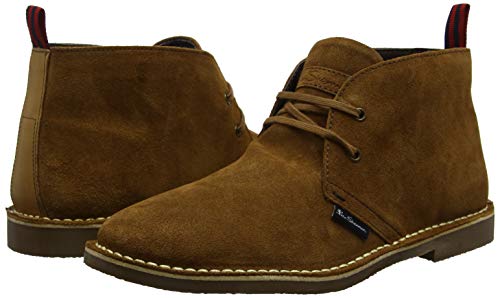 Ben Sherman Hunt, Botas Desert para Hombre, Gamuza Tabaco Marrón 019, 42 EU